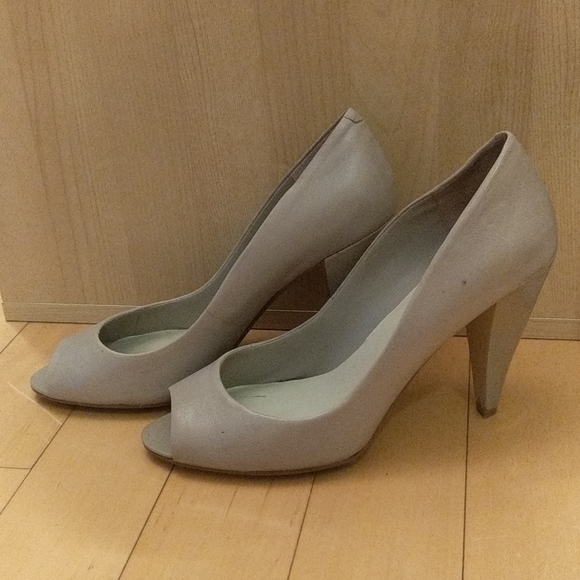 Nine West peep toe heels size 7.5 - Picture 3 of 5